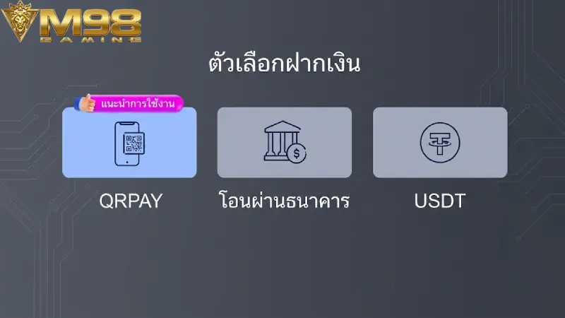 ตารางเปรียบเทียบ ระยะเวลาและวงเงินของแต่ละช่องทางฝากเงิน